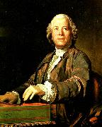 Joseph-Siffred  Duplessis portratt av christoph willibald gluck oil